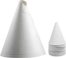 100PCS Disposable Car Engine Oil Funnels, Paper Vehicle Fuel Dispenser for Motor