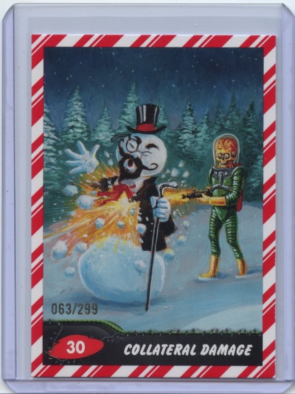 2026 Topps Mars Attacks Xmas COLLATERAL DAMAGE #30 CANDY CANE 63/299