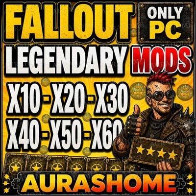 Fallout 76 LEGENDARY MODS OF YOUR CHOICE 1-4 STARS ONLY PC