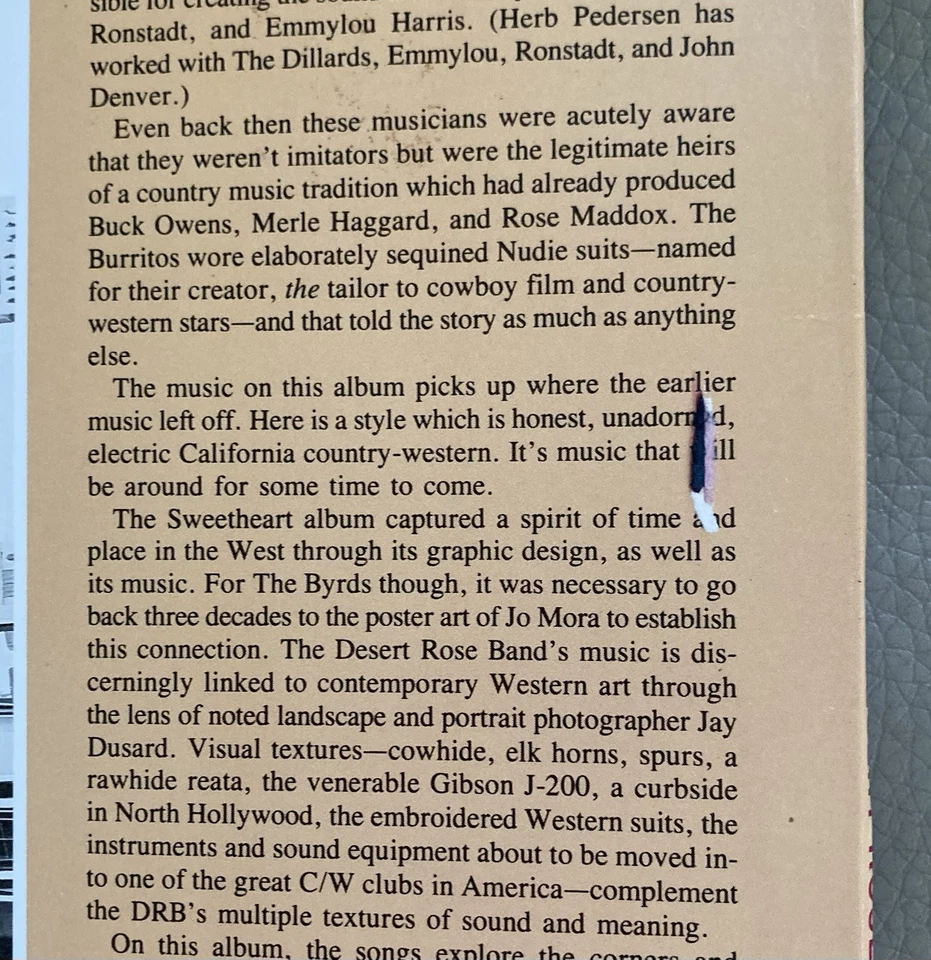 Б/у пластинка: The Desert Rose Band (одноименная) с винилом в отличной форме. - Изображение 3 из 4