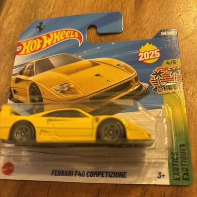 Hotwheels   Ferrari F40 Competizione Gelb   Exotics Neu und Ovp