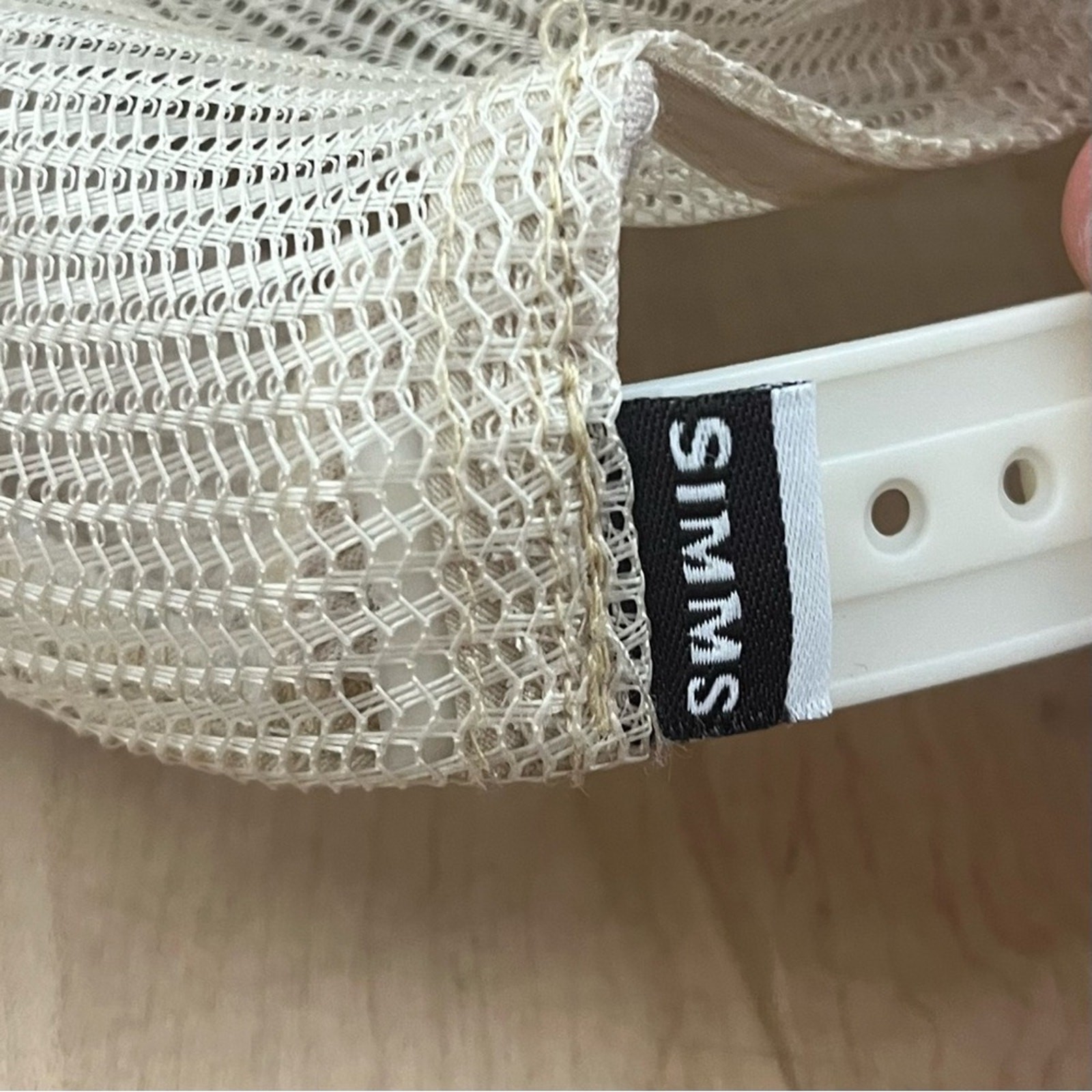 Simms Trout Patch Trucker Hat Mesh SnapBack Fishi… - image 5