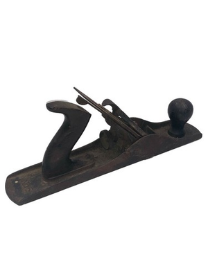 #ad VINTAGE STANLEY BAILEY NO.5 Wood Plane Corrugated BOTTOM *READ * READ $49.64