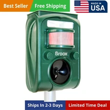 2025 Upgraded Solar Animal Repellent, Cat Repellent Outdoor, Squirrel Repelle...