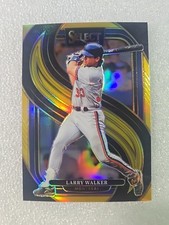 Larry Walker #4/10 Gold  2025 Panini Select Prizm  Premier Level  Gold