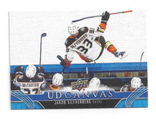 2023-24 Upper Deck Series 1 JAKOB SILFVERBERG UD Canvas Anaheim Ducks