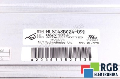 NL8048BC24-09D NLT TECHNOLOGIES - Gebraucht - 12 Monate Garantie