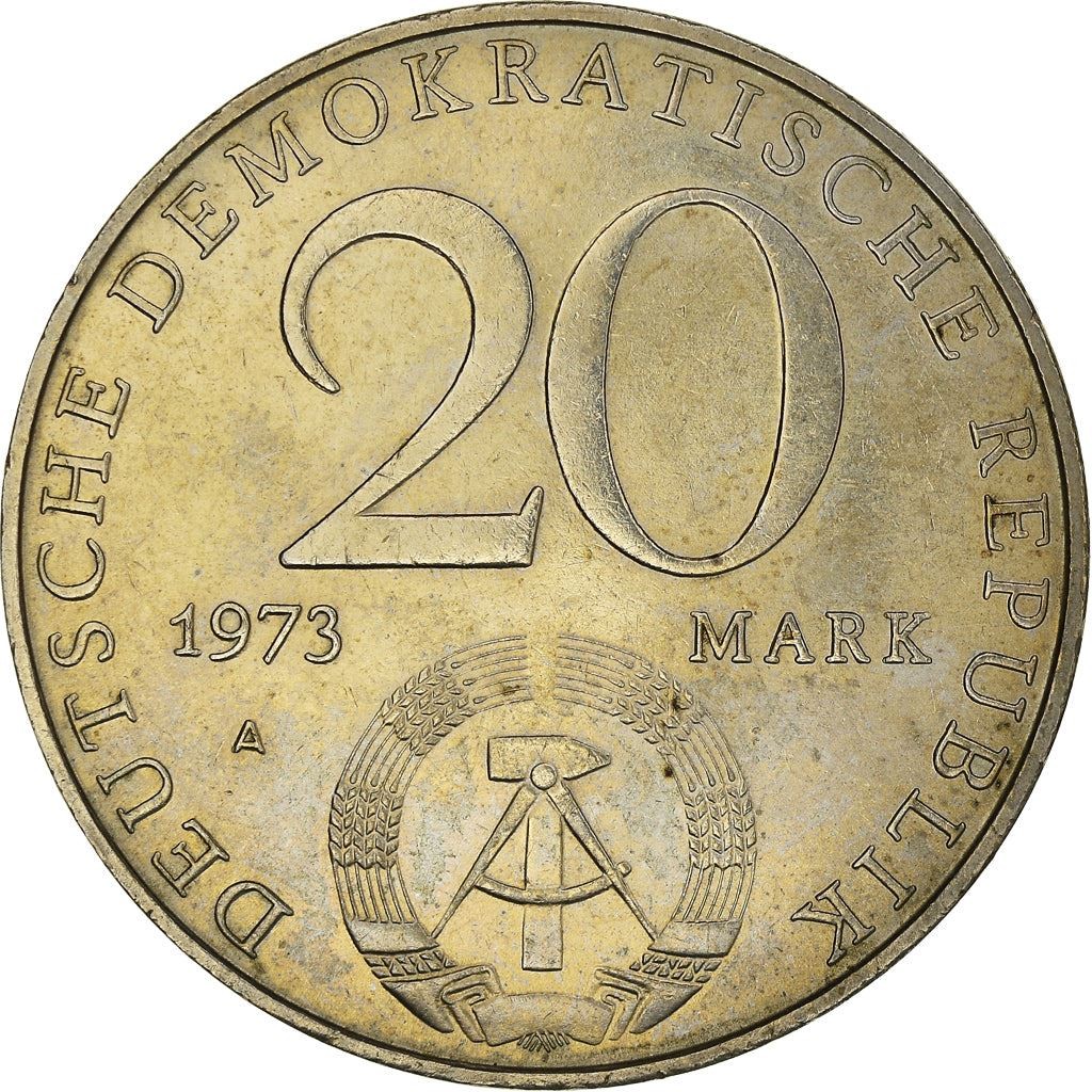 East German 20 Mark Coin | Otto Grotewohl | Deutsche