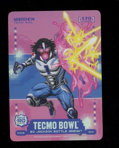 2026 Bo Jackson Battle Arena Tecmo Bowl Gum Warden Cam Ward RC Rookie