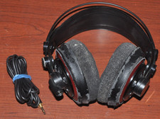AKG M220 Black Wired Over-Ear Semi-Open Studio Headphones 30mm Drivers Worn Pads