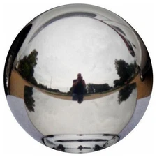 Polished Stainless Round Heavy Weight Shift Knob #SS-200-POL (1/2"-13 female thr