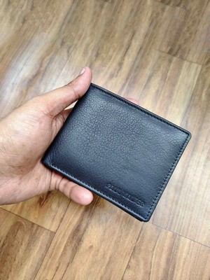 Genuine Leather Bifold Wallet for Men RFID Blocking Slim Gift