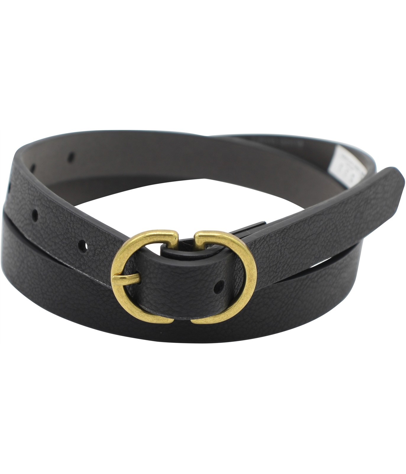 American Eagle Womens Solid Skinny Belt Black Medium 4090₽