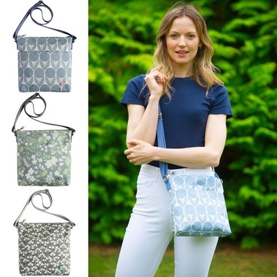 Earth Squared Wachstuch Messenger Bag Baumwolle Canvas Umhängetasche für Frauen