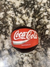 1998 Coca-Cola Vinyl Beanbag Hacky-Sack Ball Advertising-2 Inches