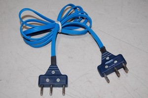 Uhlmann Fencing Epee 3-Prong Plug Body Cord / Cable - Made in Germany