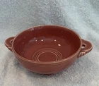 Vintage Fiestaware Rose Cream Soup Bowl Fiesta HLC Homer Laughlin WV USA 1950’s