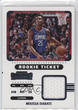 2022-23 Panini Contenders Rookie Ticket Swatches Moussa Diabate #RTS-MDL 19k9