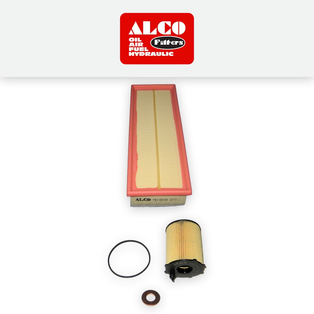SERVICE KIT for PEUGEOT 308 1.6 HDI SW ALCO OIL AIR FILTERS (2007-2010)