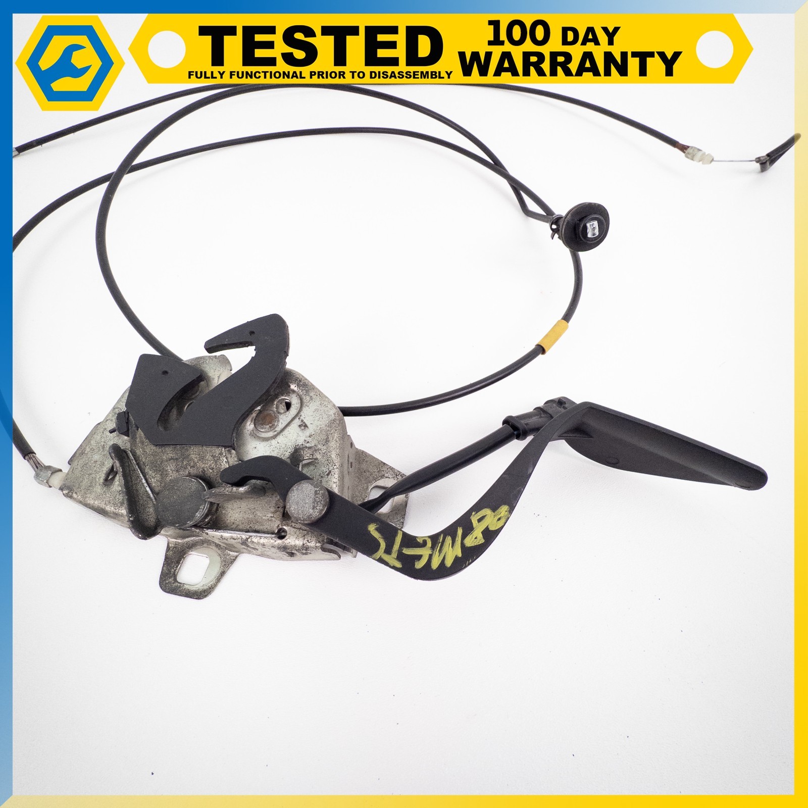 08-19 MASERATI GRANTURISMO FRONT HOOD SAFETY CATCH LOCK LATCH CABLE OEM