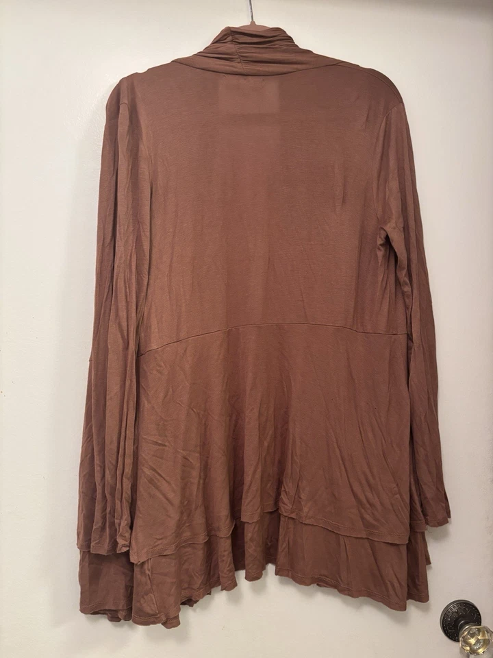 Cárdigan Boho Ya Los Angeles Marrón/Malva Mezcla Algodón L Foto 2 de 4