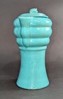 RARE Metlox Poppy Trail Series 200 Turquoise #252 Beehive 10" Coffee Pot Carafe — photo 4