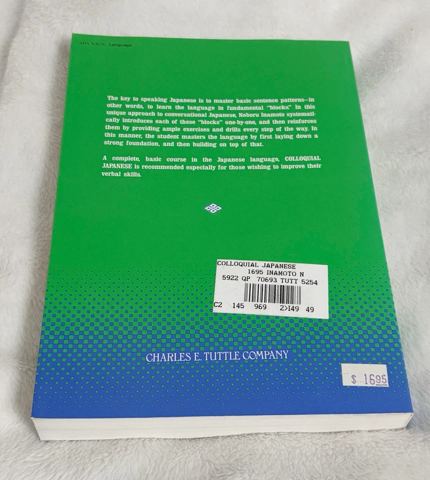 Colloquial Japanese with Important Construction and Grammar Notes Study Book - Image 2 of 3