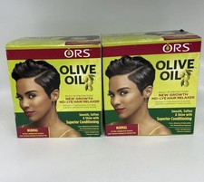 ORS New Growth No-Lye Hair Relaxer Normal Strength Box Kit New BB 1/26