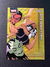 2026 Topps Chrome Marvel Comic #122 Hallows' Eve Gold Wave Refractor /50