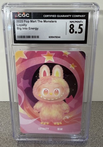 2025 Pop Mart The Monsters Loyalty Big Into Energy CGC 8.5 Nm/Mt+