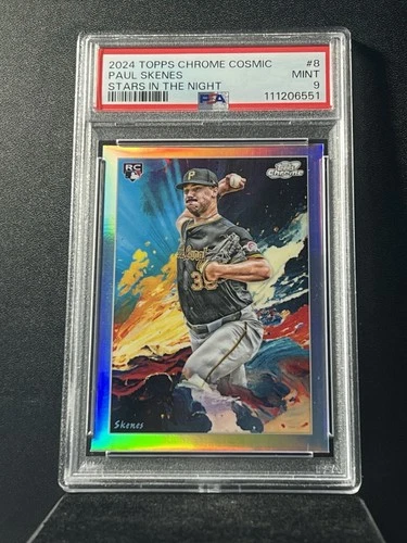 2024 Topps Chrome Cosmic - Stars in the Night Paul Skenes #STN-8 (RC) PSA 9