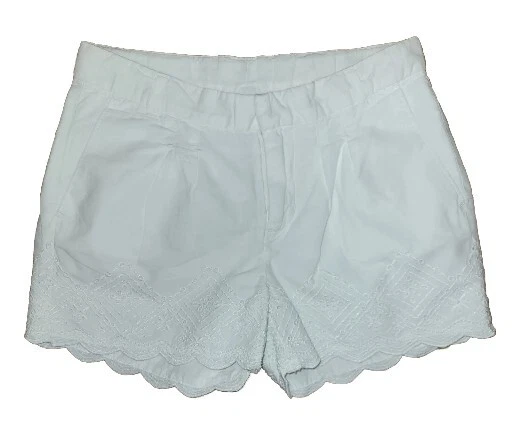 Shorts costurados brancos e roupa colorida majestosa/camisa de penas marca Gap tamanho 10 - Imagem 3 de 4