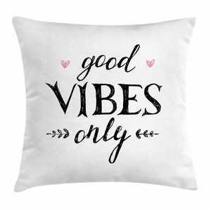 good vibes throw pillow