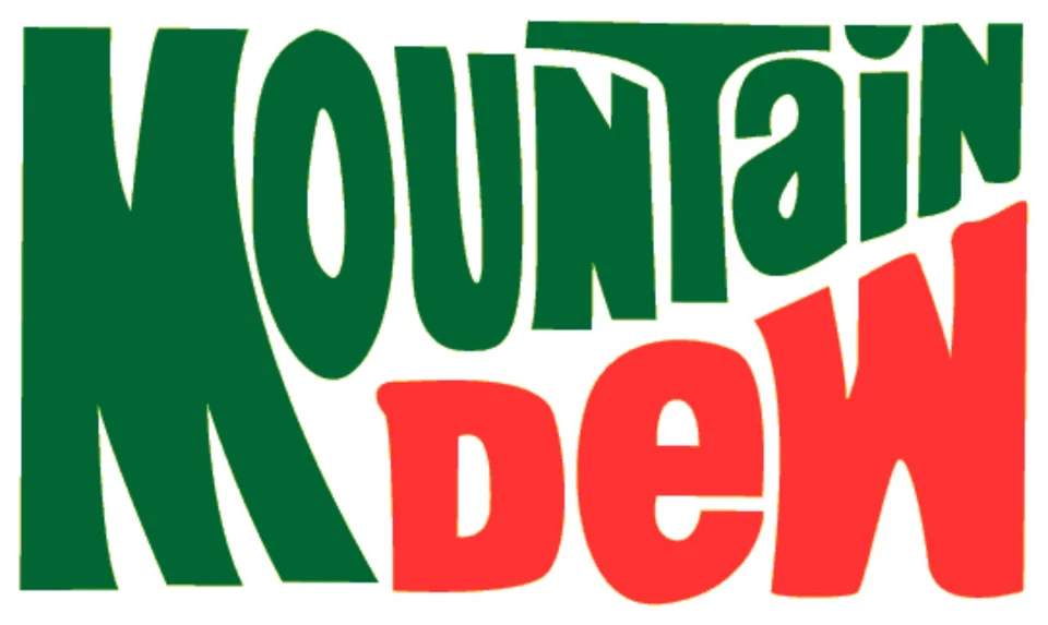 MOUNTAIN DEW Vinyl Decal / Sticker (VINTAGE) ** 5 Sizes **