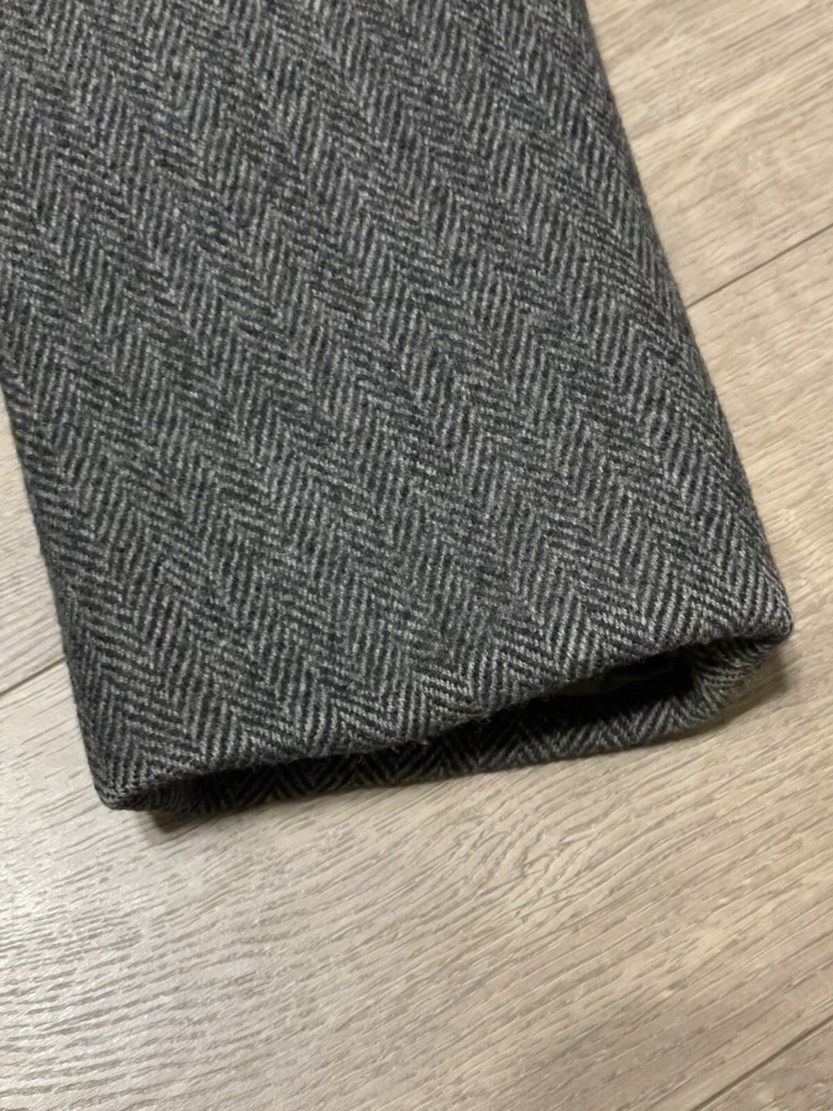 VTG Brooks Brothers Makers Union Made USA Herringbone Top coat SEE DESCRIPTION image 3