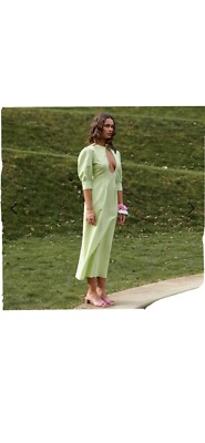 NWOT Cinta the label Astrid dress pink and green