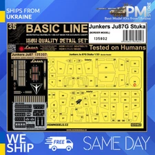 HGW 135802 1/35 Seatbelts for Junkers Ju87 Stuka BASIC LINE masks Border Model