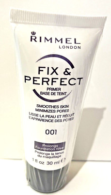 Rimmel Fix & Perfect Primer, Primer - 001