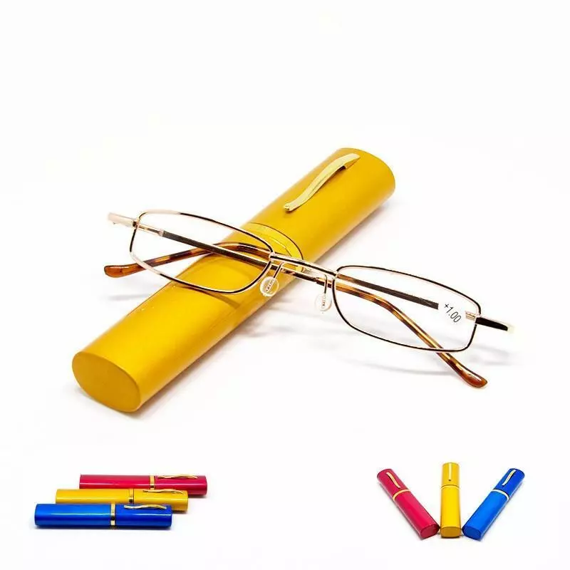 Travel reading best sale glasses with case