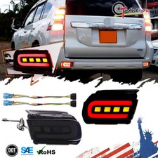Tail Light For Toyota Prado 2010-2021 Led Rear Bumper Brake Lamp W Turn Signal