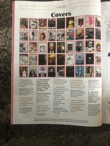 Time Magazine 27. Dezember 2021 Elon Musk Raumschiff Tesla Simone Biles Boca Chica - Bild 8 von 12