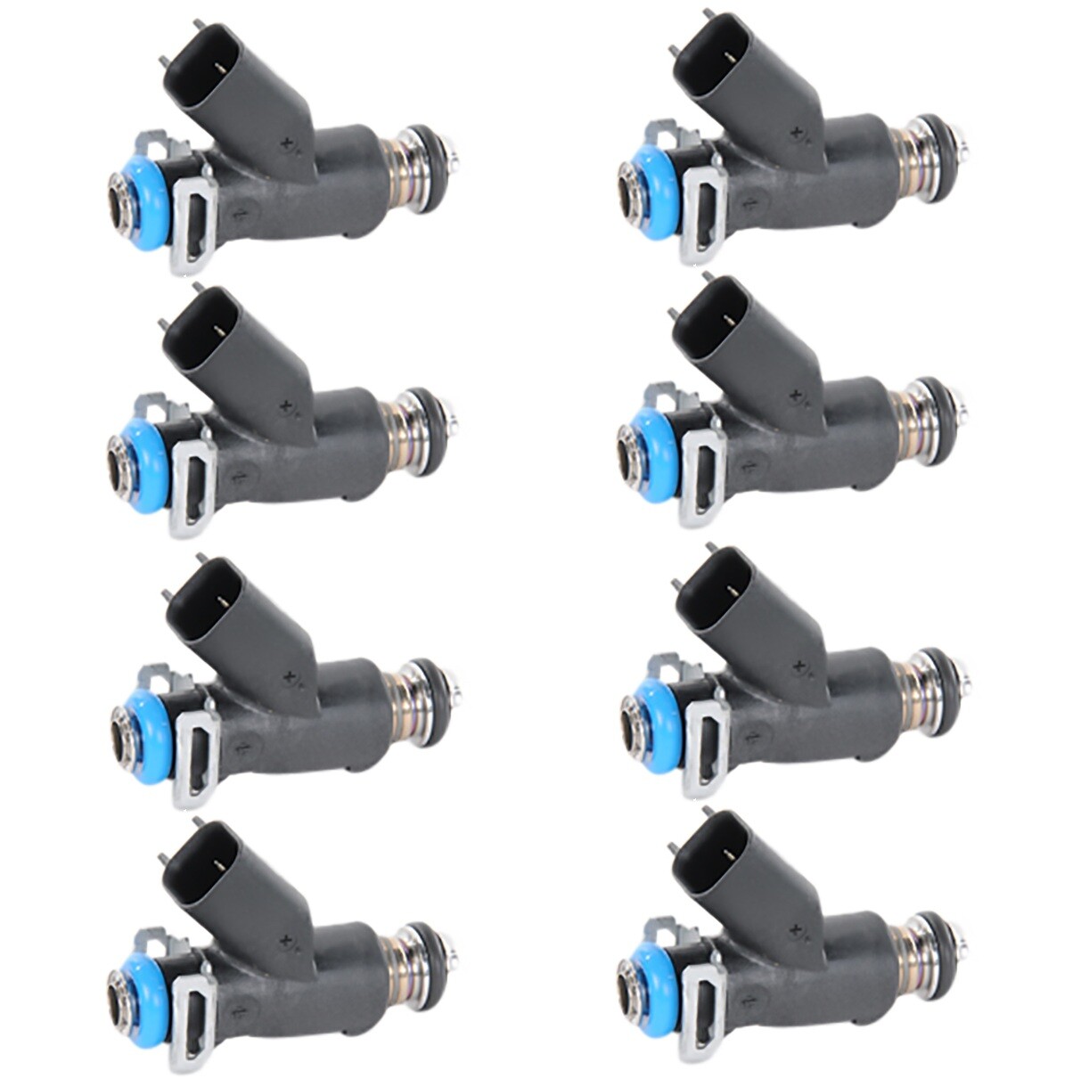 Set of 8 Fuel Injectors Kit ACDelco GM OE For Express 2500 Suburban ...