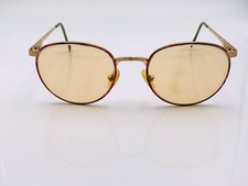 Vintage Mirari 5521 4096 Pink Gold Metal Oval Sunglasses Italy FRAMES ONLY