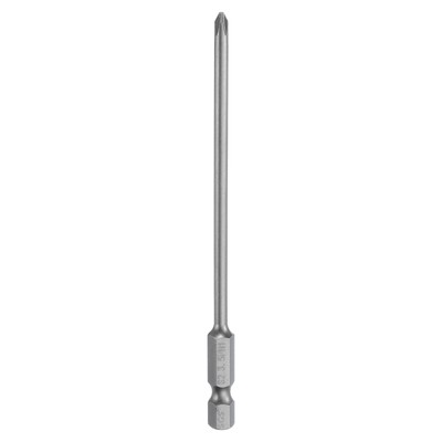 Magnetic Phillips Screwdriver Bit PH1 1/4'' Hex Shank 110mm Long 3.5mm Rod