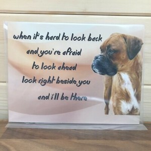 Boxer Novelty Sign Fun Dog Humour Sentimental Inspirational Dog Quote | Ebay