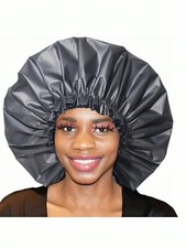 Shower Cap Large Waterproof Bath Cap for Dreadlocks Women Braids Shower Cap