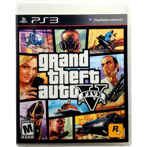 Grand Theft Auto V - Sony Playstation 3 PS3 5 Pristine Tested 1Y Guarantee