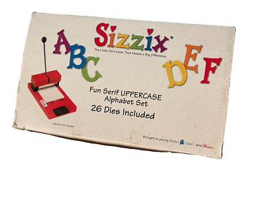 Sizzix アルファベットダイセット キッチン・日用品・その他 文房具