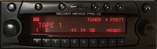 Becker Autoradio Mexico Pro BE 4527 CC Kassette car radio display rot / gelb NEU