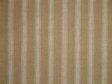 Wheat And Cream Ticking Stripe Homespun Fabric | Quilt Home Decor Sewing Fabric 